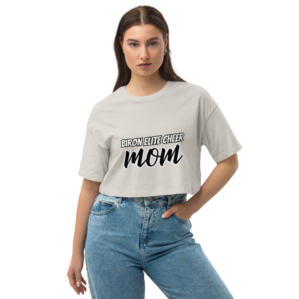 BIRON ELITE CHEER MOM CROP TEE