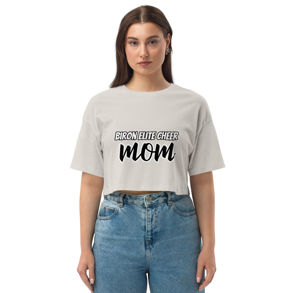 BIRON ELITE CHEER MOM CROP TEE