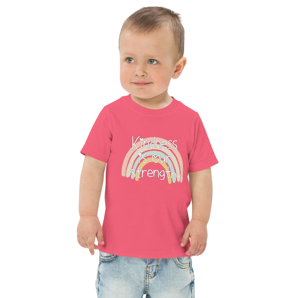 KINDNESS IS OUR STRENGTH TODDLER TEE