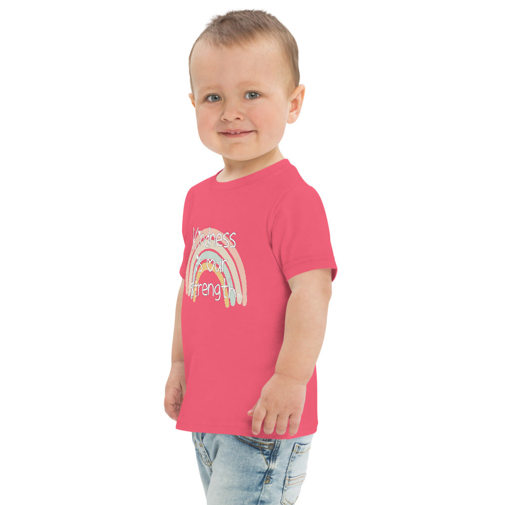 KINDNESS IS OUR STRENGTH TODDLER TEE