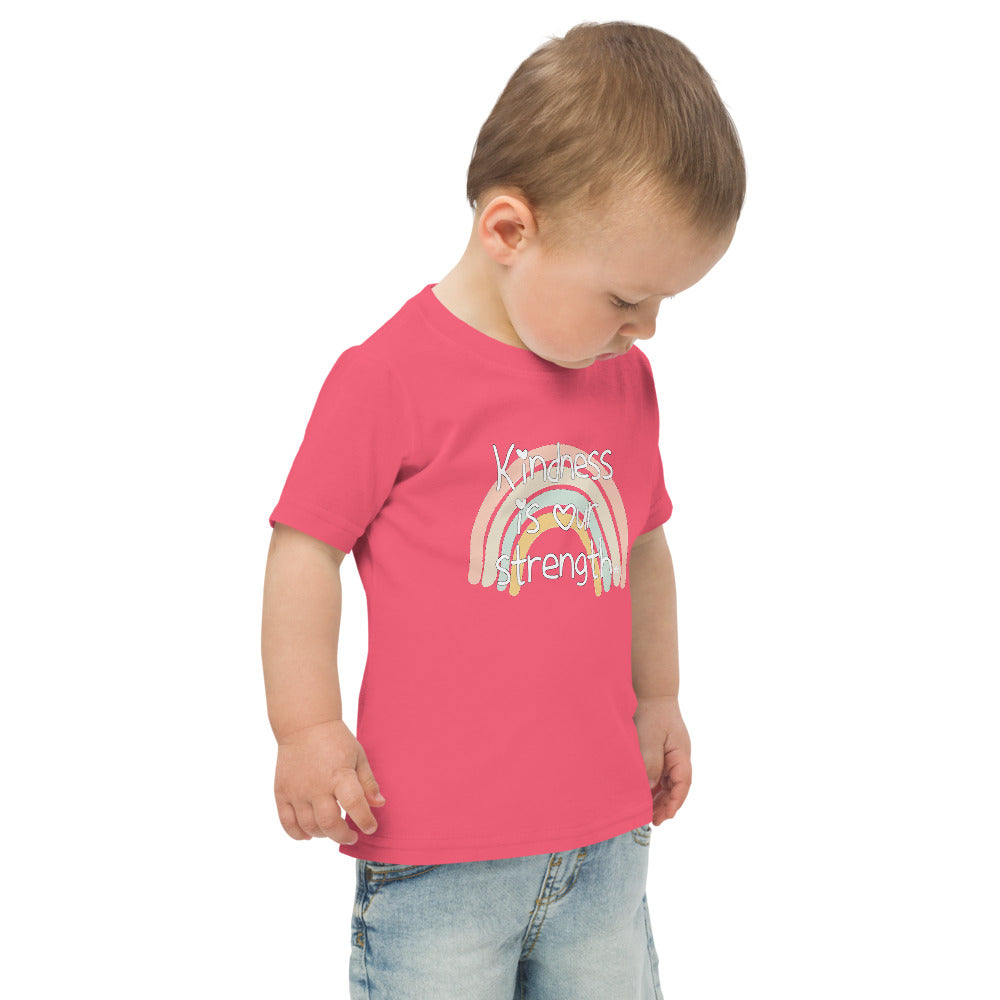 KINDNESS IS OUR STRENGTH TODDLER TEE