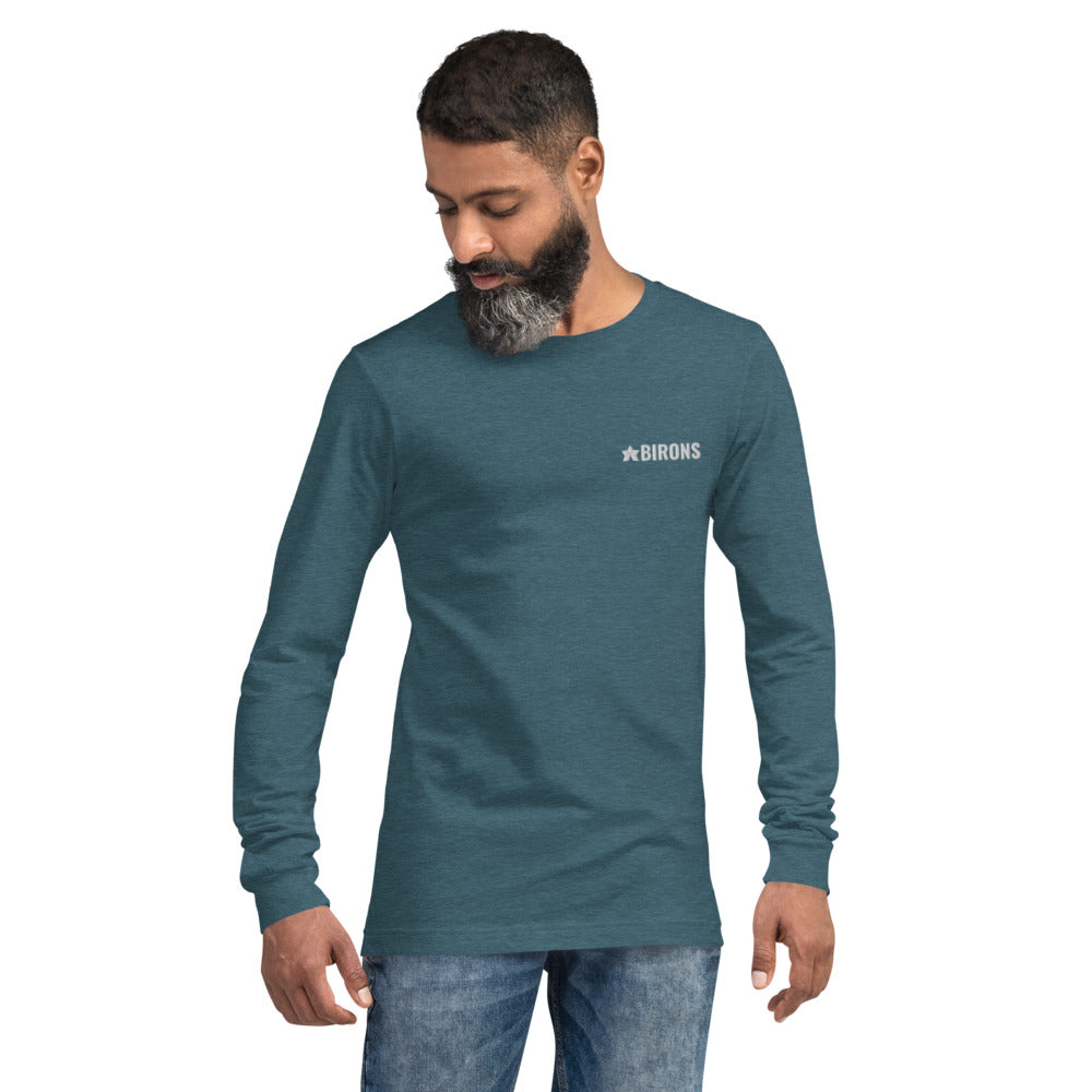 BIRONS EMBROIDERED LONG SLEEVE TEE
